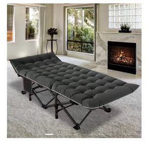 <span class=keywords><strong>Lit</strong></span> <span class=keywords><strong>de</strong></span> camping pliable <span class=keywords><strong>XXL</strong></span> DoCred avec matelas et sac <span class=keywords><strong>de</strong></span> transport - <span class=keywords><strong>Lit</strong></span> portable robuste pour usage extérieur et intérieur, <span class=keywords><strong>lit</strong></span> d'appoint - Product Image 5