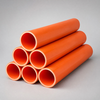 Tuyau de protection de câble électrique MPP DN50 à DN250, conduit souterrain en polypropylène modifié, gaine électrique
