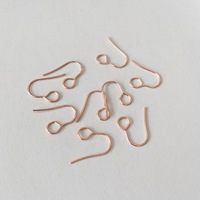 Composants de bijoux en acier inoxydable 316, crochet de boucle d'oreille avec gros yeux, plaqué or 18 carats, or rose, noir, accessoires de bijoux DIY