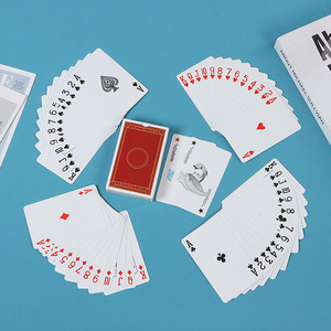 Commercio all'ingrosso di carta bianco cartoncino magico Prank Prop carte da gioco con numeri stampati a colori e loghi per i giochi da tavolo del partito - Product Image 4