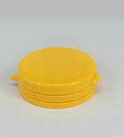 Fábrica de 38 45 53mm de diámetro, venta al por mayor, serie de tapas de anillo de plástico de color personalizado de China Plastics Factory