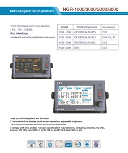 ระบบนำทาง GPS ทางทะเล NSR New Sunshine Touchscreen NGR-1000/NGR-5000/NGR-6000  แหล่งกำเนิดสินค้า ไม่ระบุ  รวมอยู่ด้วย - Product Image 2