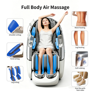 Fauteuil de massage intelligent <span class=keywords><strong>à</strong></span> mouvement 4D, fauteuil de massage <span class=keywords><strong>à</strong></span> gravité zéro avec intelligence artificielle 4D pour le corps entier, avec masseur pour le dos et les pieds, pour spa - Product Image 6
