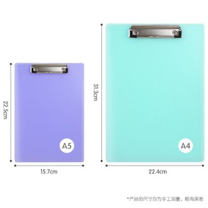 Clip in metallo trasparente <span class=keywords><strong>per</strong></span> <span class=keywords><strong>appunti</strong></span> appaltatore PVC PP in plastica acrilico <span class=keywords><strong>per</strong></span> <span class=keywords><strong>appunti</strong></span> con Clip ad alta capacità - Product Image 3