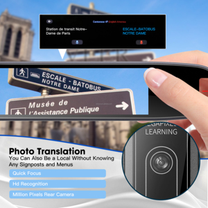 Black Friday Deal Professional 134 Idioma Pluma de traducción de voz en línea Pantalla IPS de 4,25 pulgadas para comunicación global Android - Product Image 5