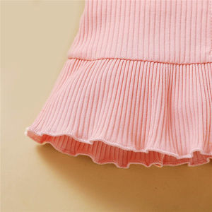 Nouveauté 2021 : Ensembles de vêtements pour enfants 1-4 ans avec t-shirts imprimés tournesol – Collection Fille - Product Image 4