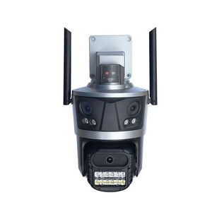 8MP trong nhà ống kính kép Dome Wifi máy ảnh 360 độ icsee <span class=keywords><strong>Webcam</strong></span> tầm nhìn ban đêm súng và bóng không dây CCTV PTZ mạng Máy ảnh - Product Image 1