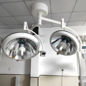 लक्जरी डबल गुंबद सर्जिकल लैंप डॉट छत की रोशनी अभिन्न हैलोजन प्रतिबिंब छाया रहित ऑपरेशन दंत उपयोग धातु सामग्री - Product Image 5