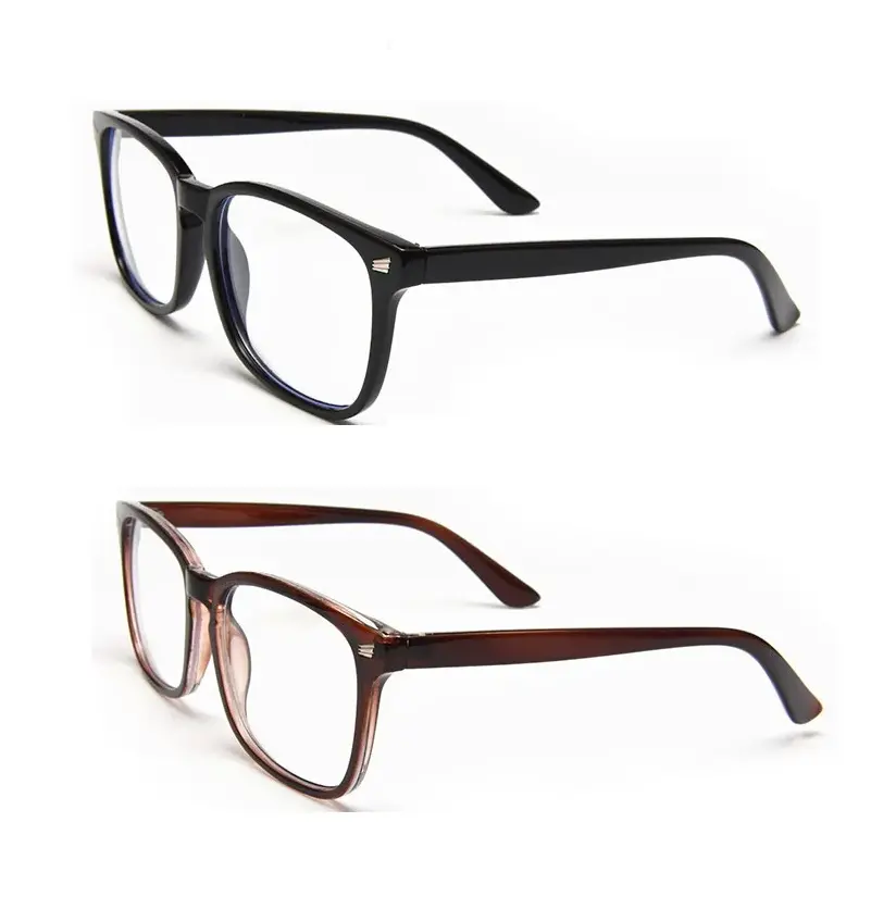 نظارات مستطيلة الشكل بمرشح مضاد للضوء الأزرق للنساء والرجال للبيع بالجملة بأسعار رخيصة
