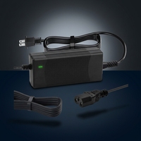 Chargeur de batterie au lithium ternaire 54,6 V 2,2 A pour trottinette/moto électrique 48 V, certifié CE/FCC/UKCA, ignifuge