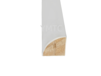 Moulure de chaussures en pin à jointure à languettes, profil quart de cercle, en MDF et LVL, avec apprêt blanc, personnalisable, prix de gros