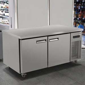 Brevit nóng bán công suất lớn sử dụng thương mại đôi-nhiệt độ dưới truy cập tủ lạnh tủ đông 304 thép không gỉ - Product Image 1