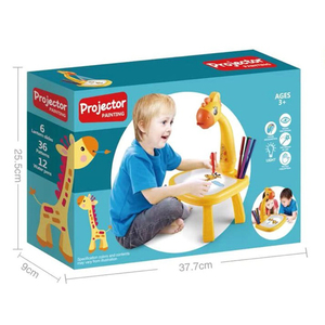Set Mainan Edukasi Anak-anak, <span class=keywords><strong>3</strong></span> Dalam 1 Set Mainan Belajar Melukis dengan Meja Proyektor Led - Product Image 5