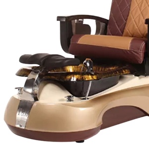 Kisen Factory 110V 220V New European Pink Black Modern Spa Pedicure Chairs Professional Luxury for Sale Spa Nail Beauty Salon - Product Image 4