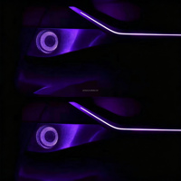 Kit de Iluminación Ambiental Interior para BMW X6 G06 2019-2024, Sistema de Actualización de Iluminación LED RGB para Cubiertas de Altavoces y Molduras de Puertas