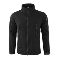 ESDY extérieur tactique unique été tissu veste imperméable respirant coupe-vent imprimé à carreaux fermeture à glissière col montant Plus