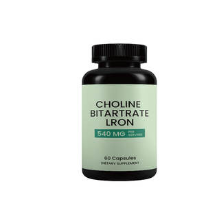 Complément alimentaire prénatal à la choline 500 mg en capsules avec du fer 40 mg pour femmes enceintes, soutien de la mémoire et des fonctions cognitives - Product Image 3