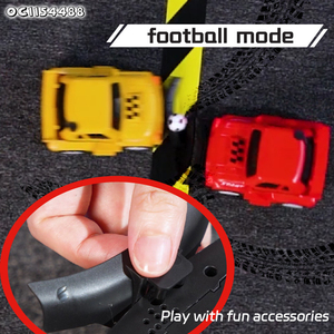 Coche de juguete RC con control remoto personalizado para niños, 2.4G, con pulverizador de niebla, para 2 jugadores, con luces y sonido - Product Image 5