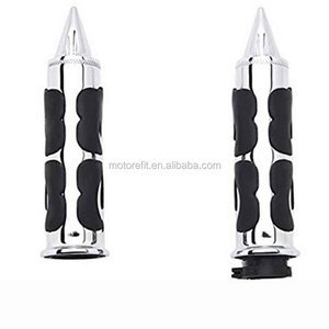 Tay nắm tay lái xe máy bằng nhôm cứng mạ crôm đa năng RTS 25mm 1 inch dành cho xe Cruiser Suzuki <span class=keywords><strong>Kawasaki</strong></span> Yamaha Honda - Product Image 4