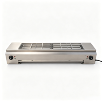 Barbecue électrique commercial de table 110V/220V en acier inoxydable avec thermostat pour fêtes entre amis TenFun