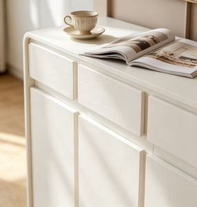 Modern Plastic <b>Shoe</b> Rack With 3 Doors <b>Space</b> <b>Saving</b> Freestanding Living Room Furniture Minimalist Design White Color - Product Image 3