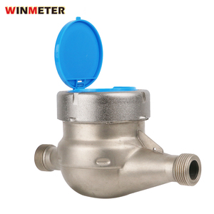 Hot bán IP68 đa-máy bay phản lực đồng hồ nước cơ khí DN15 thép không gỉ Đồng hồ nước trường hợp - Product Image 4