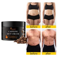Vente en gros de marque privée végan crème anti-transpiration rapide pour le corps de 3 jours crème anti-transpiration chaude crème amincissante pour le corps ventre plat caféine