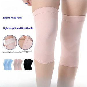 Genouillères de compression légères et respirantes en nylon pour le printemps et l'été, idéales pour la salle climatisée et les douleurs articulaires des jambes. - Product Image 2