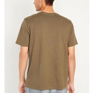 T-shirt promotionnel d'usine 100% coton respirant, vente en gros, faible MOQ, personnalisez votre propre logo, t-shirt col en V - Product Image 3