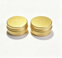 Lot de boîtes rondes en aluminium avec diffuseur et couvercle creux pour cire parfumée longue durée et désodorisant d'intérieur