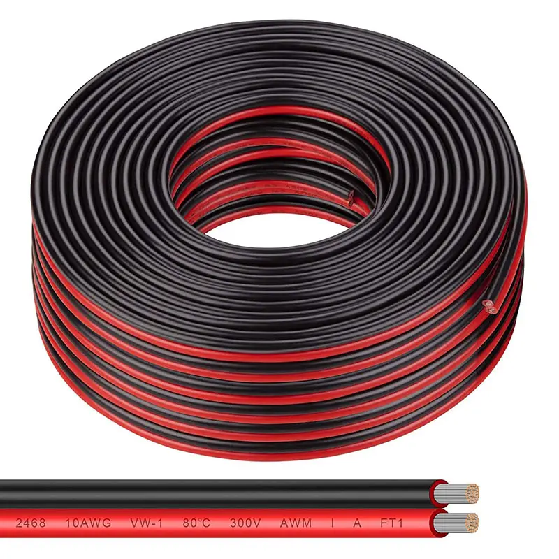 Tuv aprobado solar DC Cable de doble núcleo 2*4mm2 dual DC PV Cable calor 14awg cable de alimentación doble cable solar