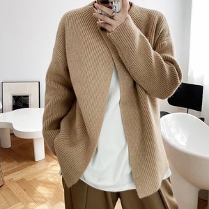 المرأة الكورية أوائل الخريف نمط كسول جديد فضفاض سترة بأكمام طويلة - Product Image 4