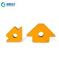 Support de soudage magnétique DINGQI 45/90 degrés 3''/4'' avec pointe en fer et matériau PP pour positionnement d'angle par pulvérisation électrostatique
