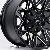 Rines Todoterreno Forjados a Medida de 17-24 Pulgadas con Acabado Mecanizado para Ford F-150, Silverado, RAM, Jeep, Land Cruiser 6x135 6x139.7 5x127