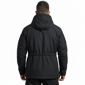 Veste tactique <span class=keywords><strong>camouflage</strong></span> personnalisée AQTQ pour homme, veste de terrain tactique imperméable à capuche pour la randonnée et la chasse en plein air - Product Image 4