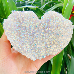 Bán Buôn Pha Lê Mạ Điện Trắng <span class=keywords><strong>Aura</strong></span> Thạch Anh Cầu Vồng Pha Lê Cụm Cho Trang Trí Nội Thất - Product Image 3