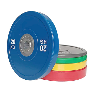 TELLUS poids libres commerciaux enduits de caoutchouc entraînement de conditionnement physique <span class=keywords><strong>disques</strong></span> d'haltérophilie pour les entraînements de gymnastique - Product Image 2