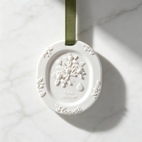 Diffuseur d'arômes suspendu Finru en céramique blanche, parfum d'intérieur longue durée, désodorisant pour armoire aux huiles essentielles