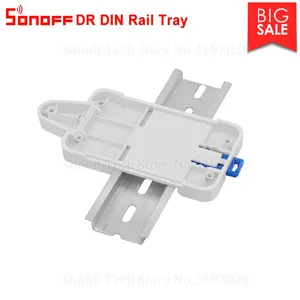 Soporte Ajustable para Riel DIN Itead, Montaje en Bandeja, ABS Ignífugo, Compatible con la Mayoría de RFR2, RFR3, POWR2, <span class=keywords><strong>TH10</strong></span>/<span class=keywords><strong>16</strong></span> Dual - Product Image 2