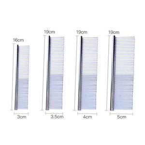 Tock hot-peine de acero inoxidable <span class=keywords><strong>para</strong></span> mascotas, 4 tamaños, con extremos redondeados - Product Image 2