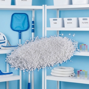 Nouvelle Technologie <span class=keywords><strong>Chlore</strong></span> Granulaire Pressé à Froid Pureté Maximale 99% en Fûts Plastiques pour Traitements de l'Eau et <span class=keywords><strong>Choc</strong></span> de Piscine - Product Image 2