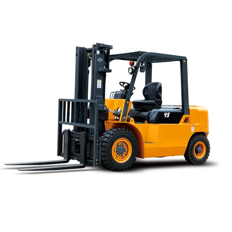 Pengiriman cepat harga pabrik penyeimbang ketinggian 4x4 forklift gandeng 5ton untuk dijual