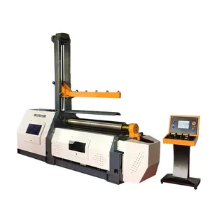 HOGI 4 roller roll CNC Rolling Machine for Sheet Metal Plate pre bending Price