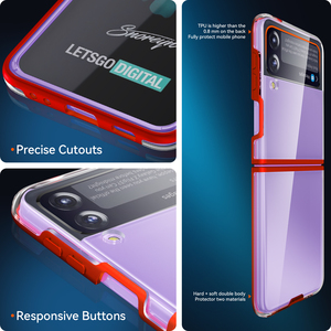 เคสพับได้ยืดหยุ่นบาง1.<span class=keywords><strong>5</strong></span>มม. บางใสโทรศัพท์ TPU แบบนิ่มเคสโทรศัพท์ PC แบบแข็งสำหรับ Samsung Galaxy Z <span class=keywords><strong>flip</strong></span> 3 <span class=keywords><strong>4</strong></span> <span class=keywords><strong>5</strong></span> - Product Image 2