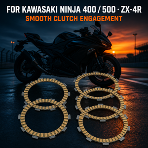 Kit d'embrayage 5 pièces pour <span class=keywords><strong>Kawasaki</strong></span> <span class=keywords><strong>Ninja</strong></span> 400 Z400 ZX-4R Z500 <span class=keywords><strong>Ninja</strong></span> 500 OEM 13088-0592 13088-0593 13088-0630 - Product Image 5