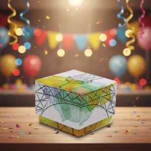 Cajas de Embalaje de Papel Personalizadas FX, Impresión de Logotipo, Cajas de Embalaje de Papel para Regalos, Cajas de Papel para Velas con Logotipo Personalizado, Cajas de Papel para Regalos - Product Image 1