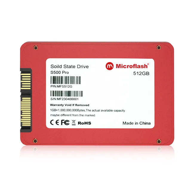 Microflash 2.5" SATA III SSD 120GB 240GB 480GB 512GB 256GB Internal PC Solid State Hard Drive Disk for Desktop Laptop