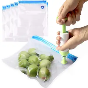 Goedkope Prijs Plastic Slowcookers Sous-Vide Tassen Keuken Food Saver Bags Rits Vacuüm Sealer Tas