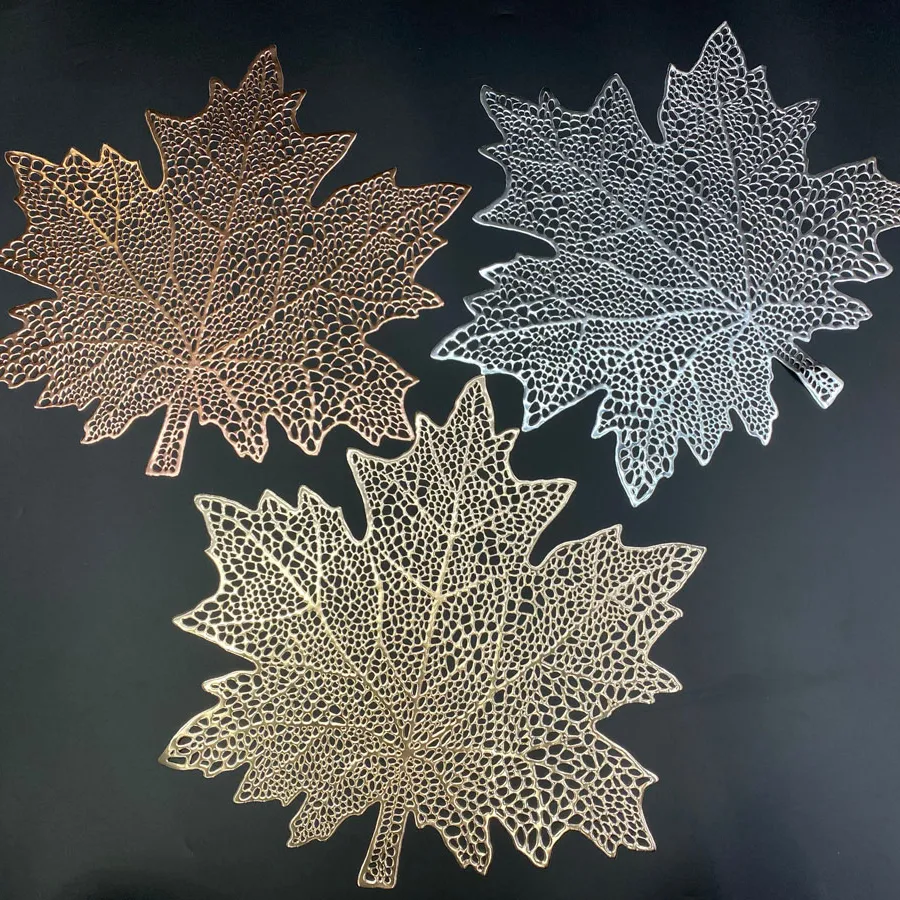 Amazon Bestseller Maple Leaf Tafel Plaat Matten Voor Decoratie