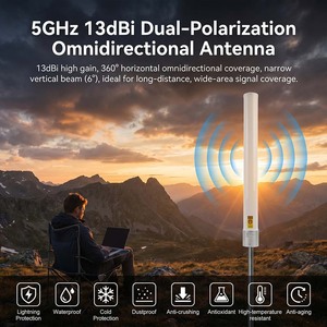 Antena Direccional de Fibra de Vidrio para Exteriores AN-5158 de 26dBi, 5.1-5.8GHz, Alta Ganancia, para CPE Wireless Bridge, Antena Exterior AN-5158 de 5.8GHz - Product Image 4